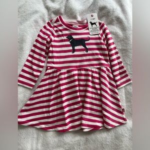 NWT Toddler Girls Black Dog Long Sleeve Dress